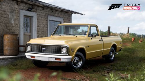 Chevrolet K-10 Custom parked outside of a house