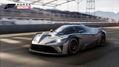 KTM X-Bow GT4 on the racetrack.